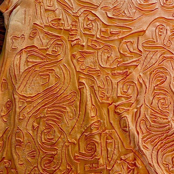 Chico’s-appliquéd top orange.S:1. Cotton&Modal aplant based textile Soft&durable - Picture 3 of 6